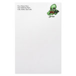 Alien Gambler Stationery Paper