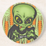 Alien Gamer Beverage Coasters