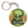 Alien Gamer Keychain