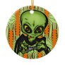 Alien Gamer Christmas Tree Ornament