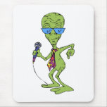 Alien Gameshow Host Mousepad