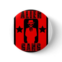 ALIEN GANG LOGO RED buttons by GwopGangInc ALIEN GANG LOGO RED buttons