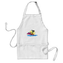 Alien Girl on JetSki Aprons