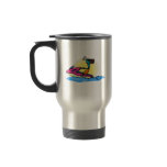 Alien Girl on JetSki Coffee Mug