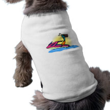 Alien Girl on JetSki Pet Shirt