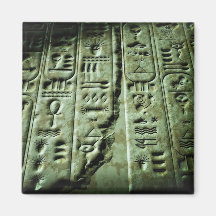 Alien Glyphs 03 Refrigerator Magnet