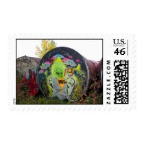Alien Graffiti Postage postage