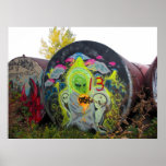 Alien Graffiti Poster posters