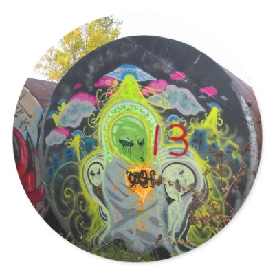 Alien Graffiti Sticker by MDKgraphics