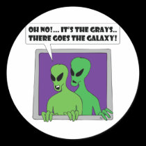 ALIEN grays stickers by GRACEVISIONS ALIEN grays stickers