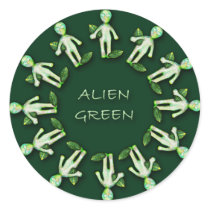 aLiEn grEEn! stickers by BitsOfWhimsy aLiEn grEEn! stickers
