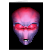 Alien Greeting Card