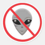Alien Grey Stickers