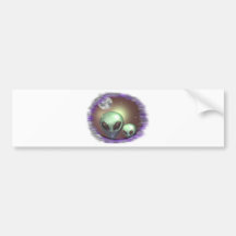Alien Greys Items Bumper Sticker