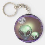 Alien greys keychain