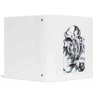Alien Grin Vinyl Binders by jameskite