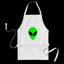 Alien Head aprons