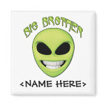 Alien Head Big Brother Refrigerator Magnet