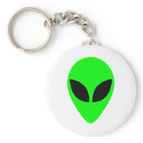 Alien Head Keychain
