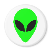 Alien Head Magnets