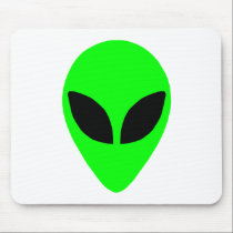 Alien Head mousepads