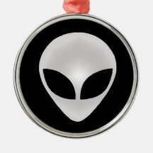 Alien Head Ornament