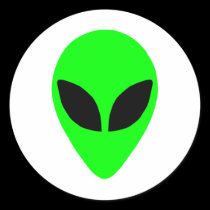 Alien Head stickers