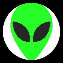 Alien Head stickers