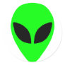 Alien Head Sticker