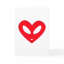 Alien Heart Card