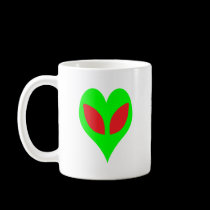 Alien Heart mugs