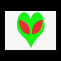 Alien Heart postcards