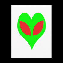 Alien Heart postcards