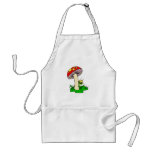 Alien Hiding Under Mushroom aprons