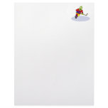 Alien Hockey Player Letterhead