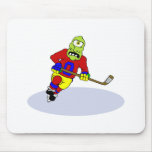 Alien Hockey Player Mousepad