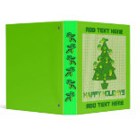 Alien Holiday Tree 3 Ring Binders