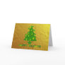 Alien Holiday Tree Greeting Card