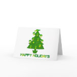 Alien Holiday Tree Cards