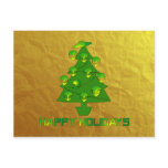 Alien Holiday Tree Postcards