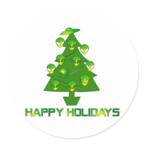 Alien Holiday Tree stickers by orsobear Alien Holiday Tree stickers