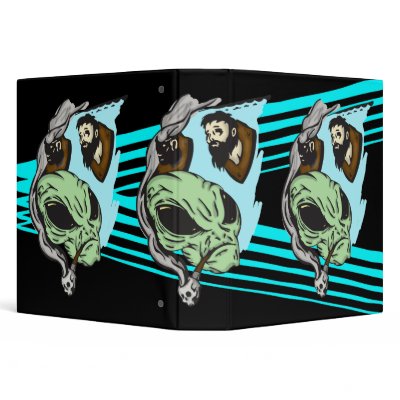 Alien Human Head Trophies Binders by sagart1952