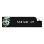 Alien Human Head Trophies Bumper Sticker