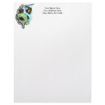 Alien Human Head Trophies Customized Letterhead