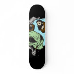Alien Human Head Trophies Skate Board Deck