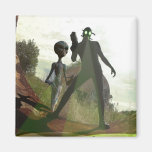 Alien Hunters Magnet
