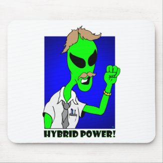alien hybrid power mousepad