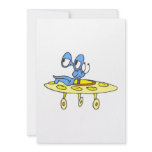 Alien in Flying Saucer Custom Announcements