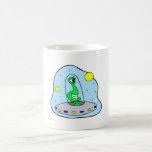 Alien in Flying Saucer Mug