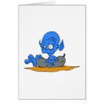Alien in inner tube card